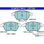 Bremsbelagsatz Vw P. Caddy/Eos/Golf/Jetta/Passat/Polo 03- Keramik 13.0470-7184.2 Bremsbelagsatz Vw P. Caddy/Eos/Golf/Jetta/Passat/Polo 03- Keramik 13.0470-7184.2