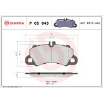 BREMBO Bremsklötze VA P 65 043 BREMBO Bremsklötze VA P 65 043