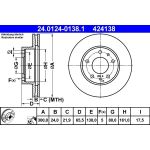 Bremsscheibe Fiat P. Ducato 24.0124-0138.1 Bremsscheibe Fiat P. Ducato 24.0124-0138.1