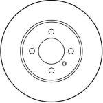 Bremsscheibe Bmw P. E30 82-91 DF1569 Bremsscheibe Bmw P. E30 82-91 DF1569