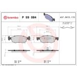 BREMBO Bremsklötze VA P 59 084 BREMBO Bremsklötze VA P 59 084
