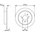 Bremsscheibe 0 986 479 D34 Bremsscheibe 0 986 479 D34