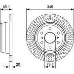 Bremsscheibe 0 986 479 W32 Bremsscheibe 0 986 479 W32