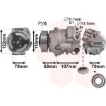 Van Wezel Klimakompressor 3700K594 Van Wezel Klimakompressor 3700K594