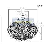 Kupplung, K÷hlerl Nach VC-504