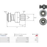 FREILAUFGETRIEBE, STARTER SD9043P