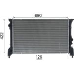 Kühler, Motorkühlung CR 931 000P Kühler, Motorkühlung CR 931 000P