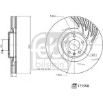 febi Bremsscheibe 171598