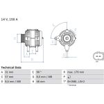 Lichtmaschine 0 986 083 960