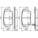Bremsbelag 0 986 495 392 Bremsbelag 0 986 495 392