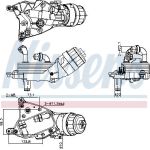Nissens Ölkühler PKW 91349 Nissens Ölkühler PKW 91349