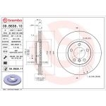 22 481 003 Bremsscheibe VA 09.B638.11 22 481 003 Bremsscheibe VA 09.B638.11