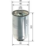 Kraftstofffilter 1457434408 Kraftstofffilter 1457434408