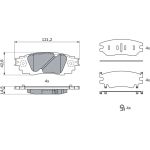 Bremsbelag 0 986 424 927