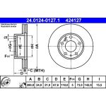 Bremsscheibe Fiat P. Ducato 24.0124-0127.1 Bremsscheibe Fiat P. Ducato 24.0124-0127.1