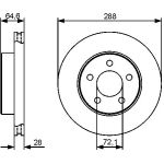 Bremsscheibe VA 0 986 479 461 Bremsscheibe VA 0 986 479 461