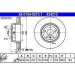 Bremsscheibe Bmw S. 7 (E65/E66/E67) 3.0-4.8 05-08 24.0124-0213.1 Bremsscheibe Bmw S. 7 (E65/E66/E67) 3.0-4.8 05-08 24.0124-0213.1