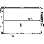 Kühler, Motorkühlung CR 281 000P Kühler, Motorkühlung CR 281 000P