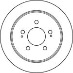80 482 013 Bremsscheibe HA DF4986S 80 482 013 Bremsscheibe HA DF4986S