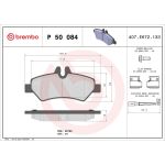 BREMBO Bremsklötze HA P 50 084 BREMBO Bremsklötze HA P 50 084