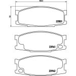 BREMBO Bremsklötze VA P 54 024 BREMBO Bremsklötze VA P 54 024