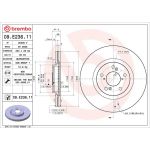 Bremsscheibe VA 09.E236.11 Bremsscheibe VA 09.E236.11