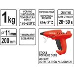 Heissklebepatronen 11,2X200Mm 1Kg Transparent YT-82430