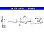 Bremsschlauch 24.5143-0654.3 Bremsschlauch 24.5143-0654.3