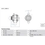 Bosch Lichtmaschine 0 986 049 970 Bosch Lichtmaschine 0 986 049 970