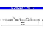 ATE Handbremsseil 24.3727-2119.2