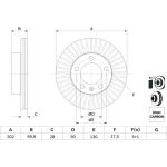 Bremsscheibe 0 986 479 716 Bremsscheibe 0 986 479 716