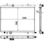 Kühler, Motorkühlung CR 515 000P Kühler, Motorkühlung CR 515 000P