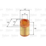 Valeo Luftfilter 585690 Valeo Luftfilter 585690