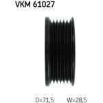 SKF Keilrippenriemen-Umlenkrolle VKM 61027 SKF Keilrippenriemen-Umlenkrolle VKM 61027