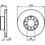 Bremsscheibe VA 0 986 478 060 Bremsscheibe VA 0 986 478 060
