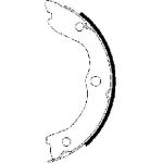 Handbremsbacken Nissan X-Trail 01 91062700 Handbremsbacken Nissan X-Trail 01 91062700