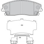 Valeo Bremsbelagsatz 601032