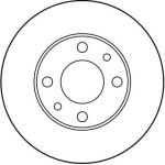 Bremsscheibe Fiat/Lancia P DF1721 Bremsscheibe Fiat/Lancia P DF1721