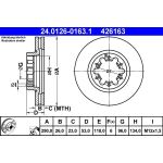 Bremsscheibe Nissan P. Cabstar 98 24.0126-0163.1 Bremsscheibe Nissan P. Cabstar 98 24.0126-0163.1
