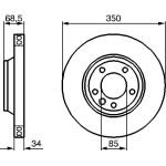 Bremsscheibe VA re 0 986 479 251 Bremsscheibe VA re 0 986 479 251