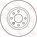 TRW Bremsscheibe DF2564 TRW Bremsscheibe DF2564