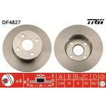 82 482 035 Bremsscheibe HA DF4827 82 482 035 Bremsscheibe HA DF4827