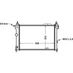 MAHLE Kühler, Motorkühlung CR 1493 000S MAHLE Kühler, Motorkühlung CR 1493 000S