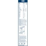 340 BOSCH Wischerblatt 3397118700 340 BOSCH Wischerblatt 3397118700