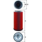 MAHLE Luftfilter LX 608 MAHLE Luftfilter LX 608