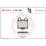 BREMBO Bremsklötze HA P 83 045 BREMBO Bremsklötze HA P 83 045