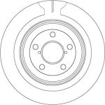 Bremsscheibe Subaru T. Impreza 00- Wrx/Legacy 03- 3.0 DF7328