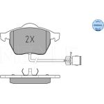 Bremsbelagsatz Vw S. A100/A6 90- Mit Sensor 025 206 7619/W Bremsbelagsatz Vw S. A100/A6 90- Mit Sensor 025 206 7619/W