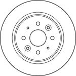 TRW Bremsscheibe Hinterachse DF6055 TRW Bremsscheibe Hinterachse DF6055