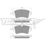 TOMEX brakes Bremsbelagsatz, Scheibenbremse TX 18-23 TOMEX brakes Bremsbelagsatz, Scheibenbremse TX 18-23